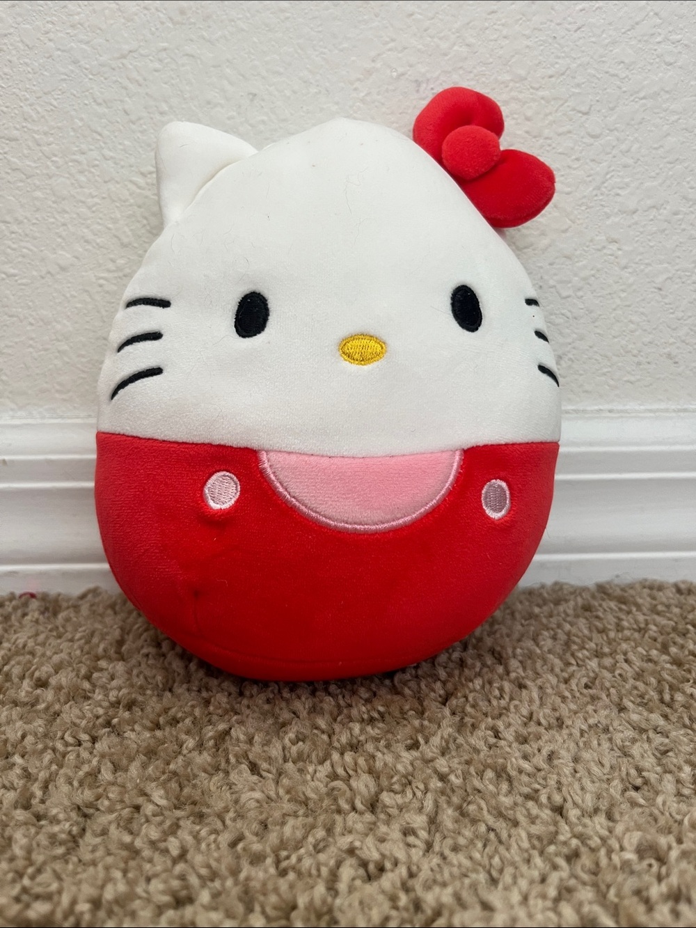 Hello Kitty Plush in White and Red